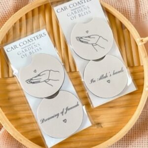 Dua and Drive Car Coasters